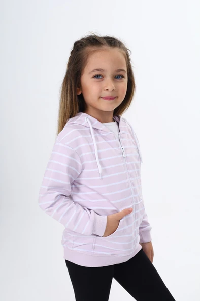 Toontoy Kız Çocuk Baskılı Hırka - 3