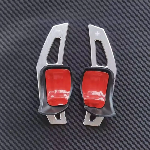 YıldızTuning  Golf 5 6 Passat B6 B7 CC Scirocco Beetle Gri Direksiyon F1 Kulakçık Vites Mini