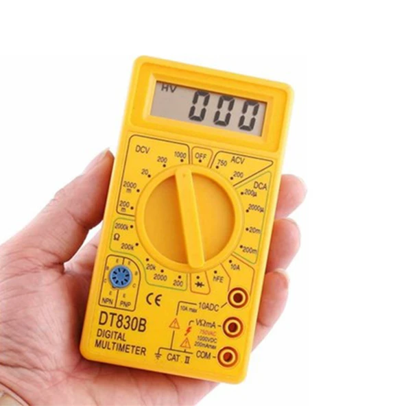 Dijital Multimeter Pensa Amper Metre Dijital Pensampermetre Voltaj Dc Alternatif Akım Ölçme Ölçüm - 4