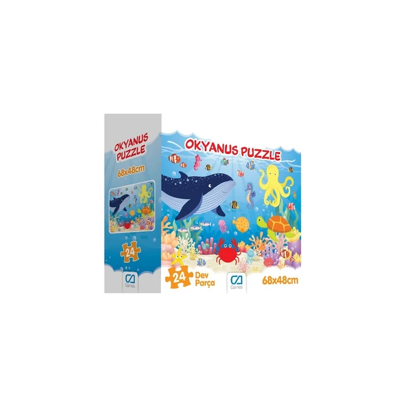 Ca Games 24 Parça Okyanus Yer Puzzle 5231