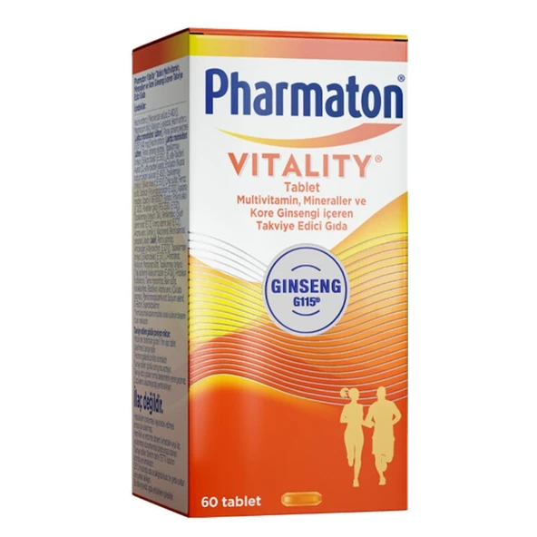 PHARMATON VITALITY G115 MULTIVITAMIN MINERAL GINSENG 60 TABLET