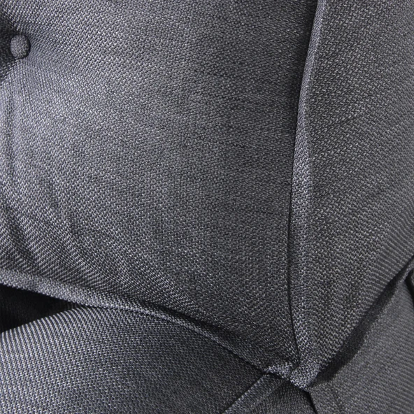 Homedius Mocca Keten Çift Kişilik Katlanır Yatak Katlanır Koltuk Gri Çift - 6