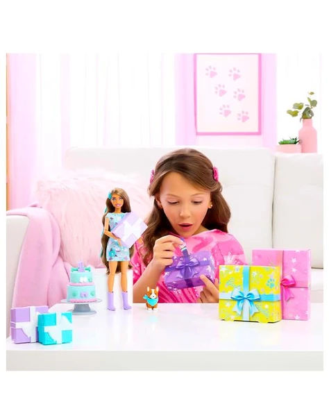 Barbie Party Unboxed Köpeğimin Doğum Günü Serisi JFG72 - 6