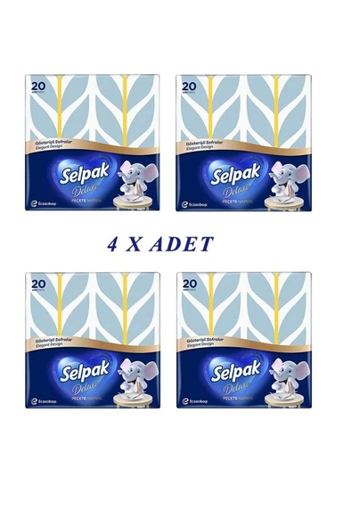 Selpak Deluxe Peçete Bahar Dalı x 4 Adet