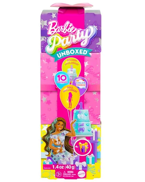 Barbie Party Unboxed Köpeğimin Doğum Günü Serisi JFG72