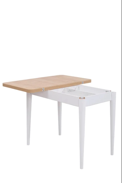 Damla Hilal MDF Mutfak Masa Sandalye Takımı 60x100cm - Resim 4