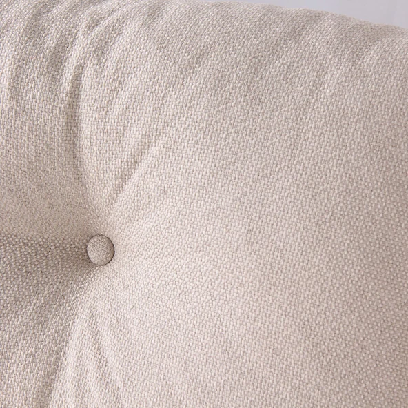 Homedius Mocca Keten Çift Kişilik Katlanır Yatak Katlanır Koltuk Bej Çift - 5