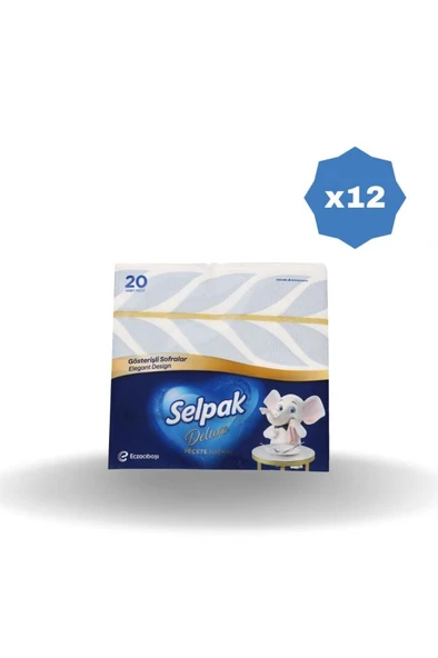 Selpak Deluxe Peçete Bahar Dalı x 12 Adet