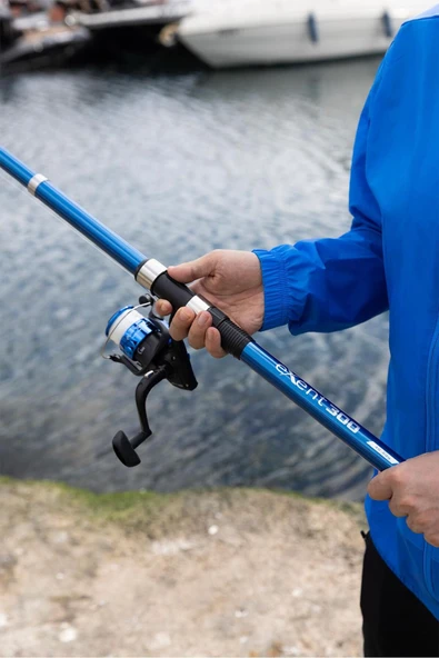 Exent 7 Kademeli 4000 Sarım Hobi Kıyı Olta Takımı - 300 cm (kamış ve motor) - Resim 2