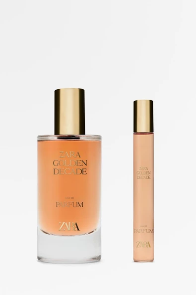ZARA GOLDEN DECADE EDP 50 ML (1,69 FL. OZ) + 10 ML (0,34 FL. OZ).