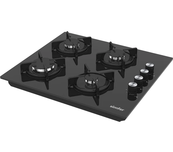 Simfer 3046 Siyah Set Üstü Cam Ocak