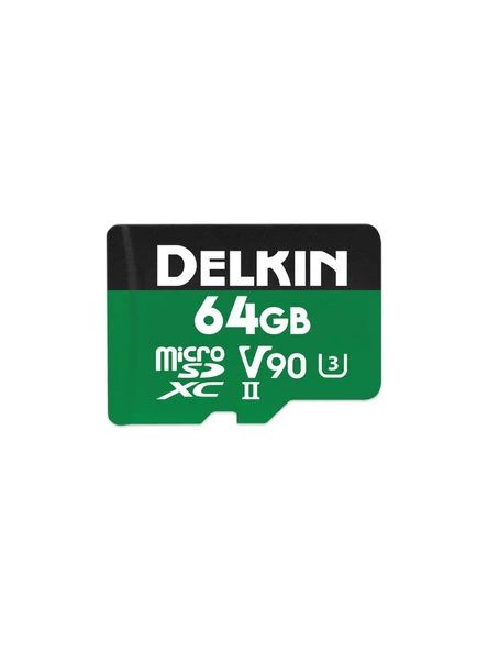 Delkin 64GB Power UHS-II (V90) Micro SD Hafıza Kartı - 4
