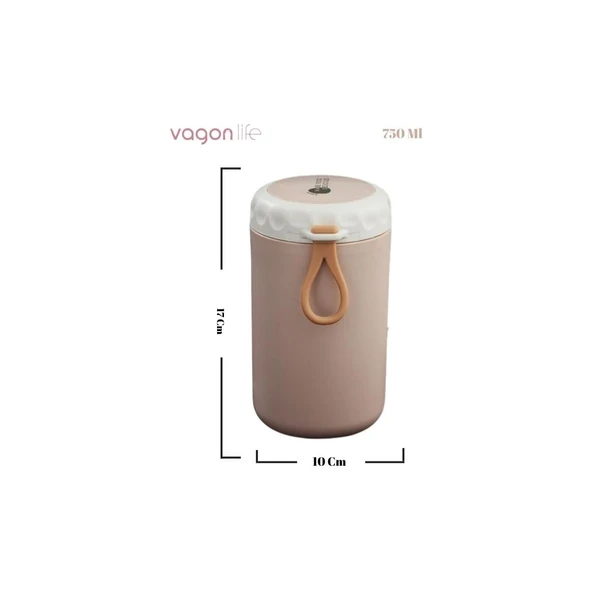 Vagon Çelik Lunch Box 750 Ml Pembe - 2
