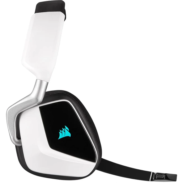 Corsair Void Elite RGB 7.1 Surround Kablosuz Beyaz Gaming Kulaklık