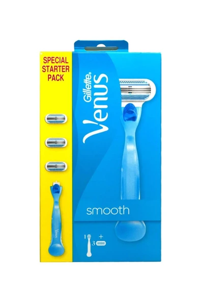 Venüs Smooth Kadın Tıraş Makinesi + 3 Yedek Tıraş Bıçağı - 2
