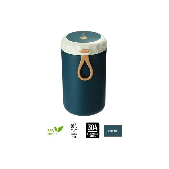 Vagon Çelik Lunch Box 750 Ml Koyu Yeşil