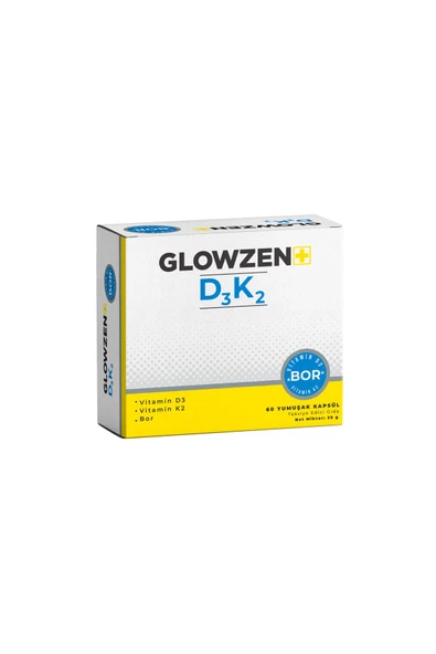 glowzenn Glowzen+ D3 K2 Bor 60 Kapsül