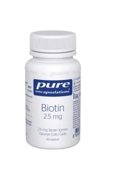 Pure Biotin 2.5 mg 60 Kapsül