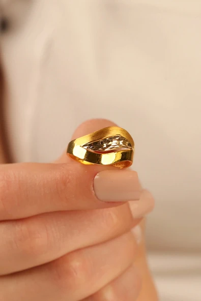 Kalemli Altın Yüzük ky001 - Resim 2