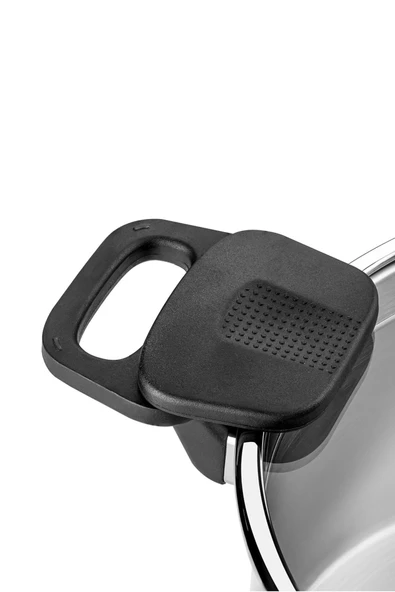 Nehir Roma 24 Cm Paslanmaz Çelik Süzgeç Kapaklı Fonksiyonel Derin Tencere - Resim 4