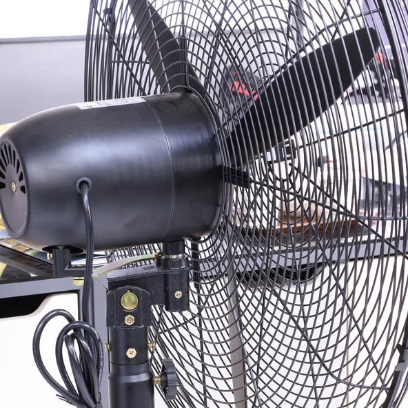 Sanayi Tipi 75 cm 210W Ayaklı Vantilatör Sessiz Geniş Alanlara Uygun Endüstriyel Güçlü Fan - 3