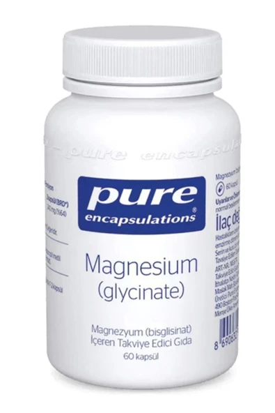 Pure Encapsulations Magnesium (glycinate) 60 Kapsül