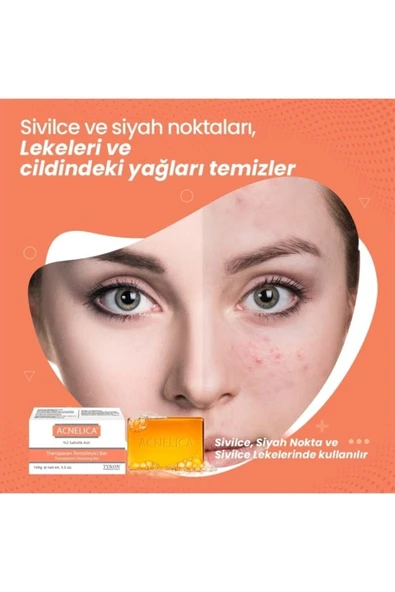 Acnelica Temizleyici Bar %2 Siyah Nokta Ve Sivilce Sabunu - 2