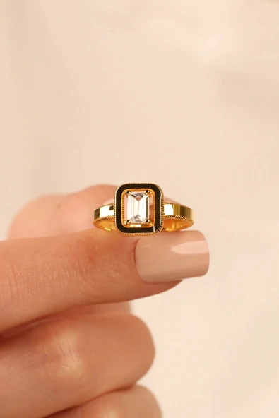 Tektaş Ajda Baget Altın Yüzük ajdbg003 - Resim 2