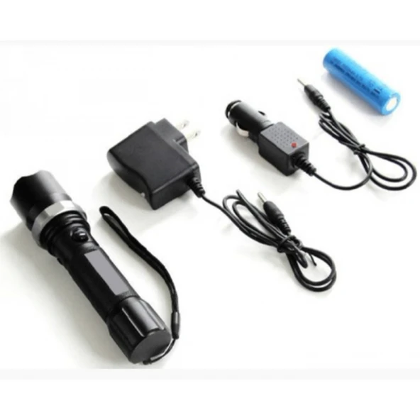 Zoomlu Şarjlı El Feneri  F61873 Tg-53-vice/(1395) 468 - Resim 3