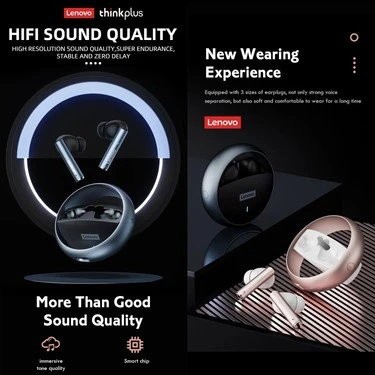 Lenovo LivePods LP60 Tws Kablosuz Bluetooth 5.3 Kulak İçi Kulaklık - 4