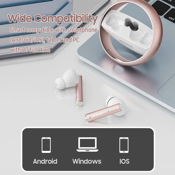 Lenovo LivePods LP60 Tws Kablosuz Bluetooth 5.3 Kulak İçi Kulaklık - 8