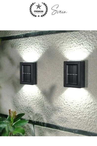 Bahçe Aydınlatması Solar Güneş Enerjili Dekoratif Led Işıklı Lamba Dış Mekan Su Geçirmez Sağlam - 6