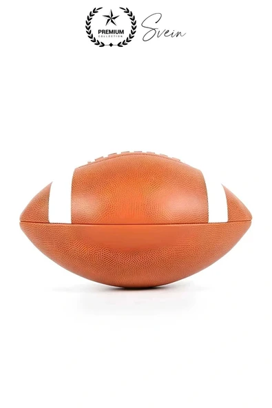 Premium Amerikan Futbol Topu Kauçuk Genç Yetişkin Maç Dikişli Standart Boy Antreman Rugby Spor - 3