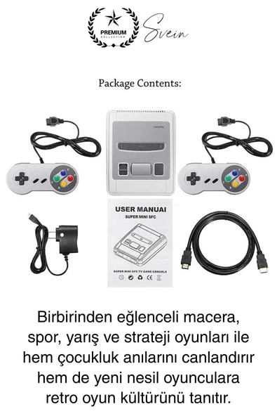 8 Bit 620 Oyunlu 2 Kontrol Kollu Video Games Retro Nostaljik Ev Oyun Konsolu Tv Uyumlu Mini Atari - 2