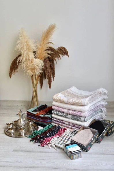 Hac ve Umre Hediyelik Ekonomik Seccade Set 50 Kişilik - Resim 2