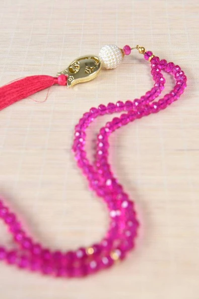 Laleli 99’lu Kristal Tesbih Pembe - 1