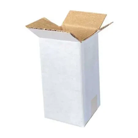 3x3x6cm Tek Oluklu Koli - Beyaz