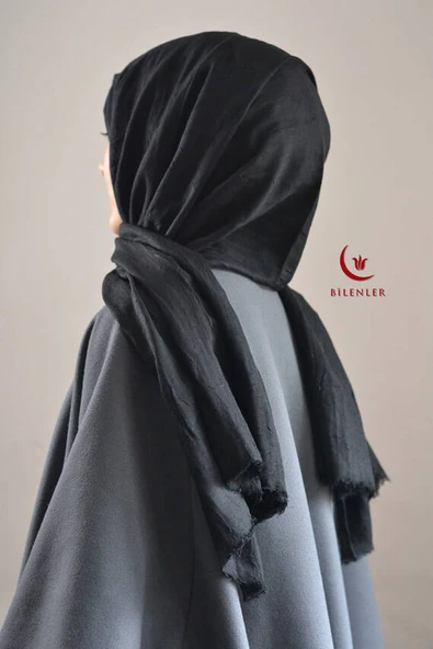 Bambu Kraş Şal Siyah