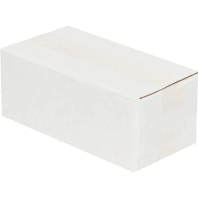 8,5x3,5x3cm Tek Oluklu Beyaz Koli