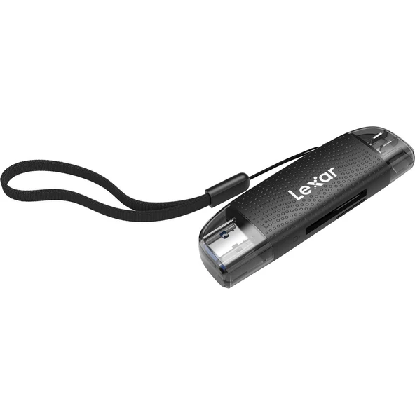 Lexar Dual-Slot USB-AC SDmicroSD Kart Okuyucu (LRW310X-BNBNG)