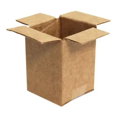 3x3x4cm Tek Oluklu Koli - Kraft