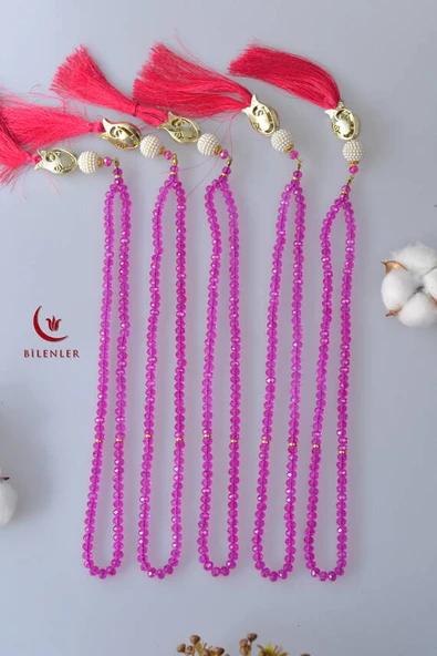 Laleli 99’lu Kristal Tesbih Pembe - 5