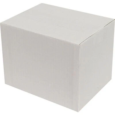 20x15x15cm Tek Oluklu Koli - Beyaz