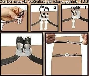 Plastik Çember Tokası - 1000 Adet ürün görseli