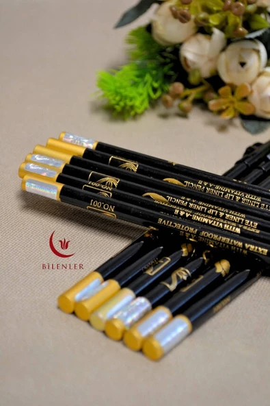 12’li Kalemtıraşlı Siyah Göz Kalemi – Klasik, Pratik ve Hac Umre Hediyeliğine Uygun - Resim 4