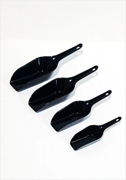 4lü Parça Bakliyat Erzak Çay Şeker Baharat Kuruyemiş Aktar Bakkal Ölçekli Küreği Kürek Kaşık Seti