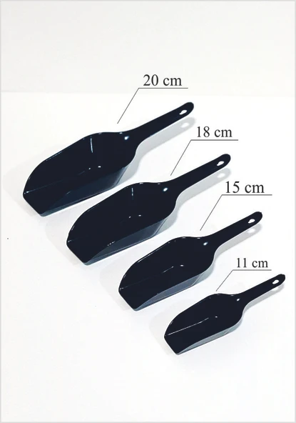 4lü Parça Bakliyat Erzak Çay Şeker Baharat Kuruyemiş Aktar Bakkal Ölçekli Küreği Kürek Kaşık Seti - 2