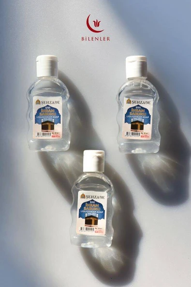 Sıvı Sabun İhram İçin Uygun 3 Adet - Resim 3
