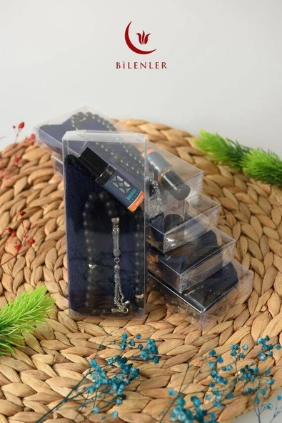 Takke Tesbih Esans Seti Erkekler İçin- Lacivert - Resim 3