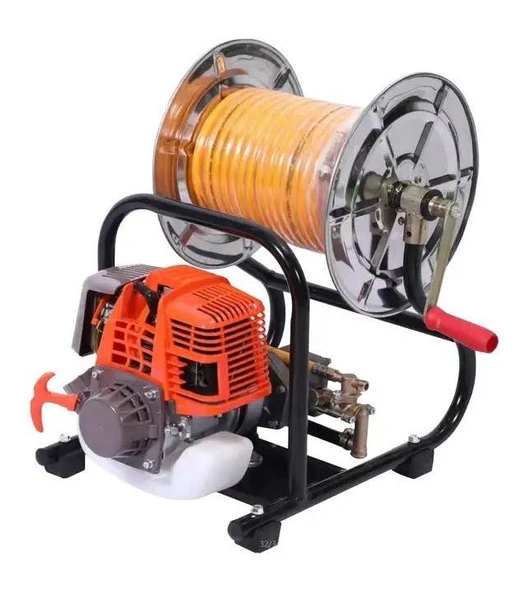 Portatif Makaralı Benzinli İlaçlama Makinesi+ 50 mt Hortum ürün görseli